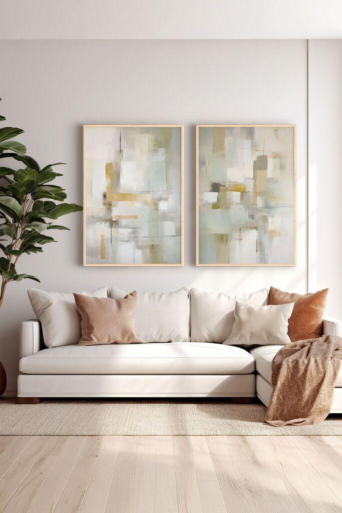 Wallity врамена слика Ersy2Limodel34, 33x48 см, 2 дела