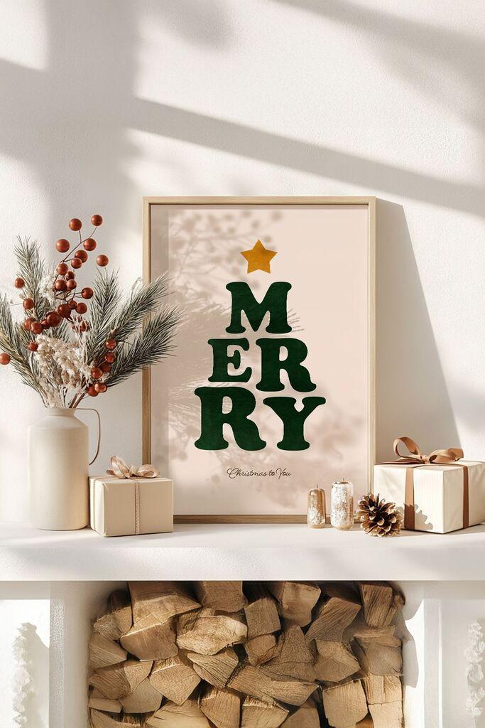 Врамена слика Wallity Nwyearsngmdl44, 33x48 см