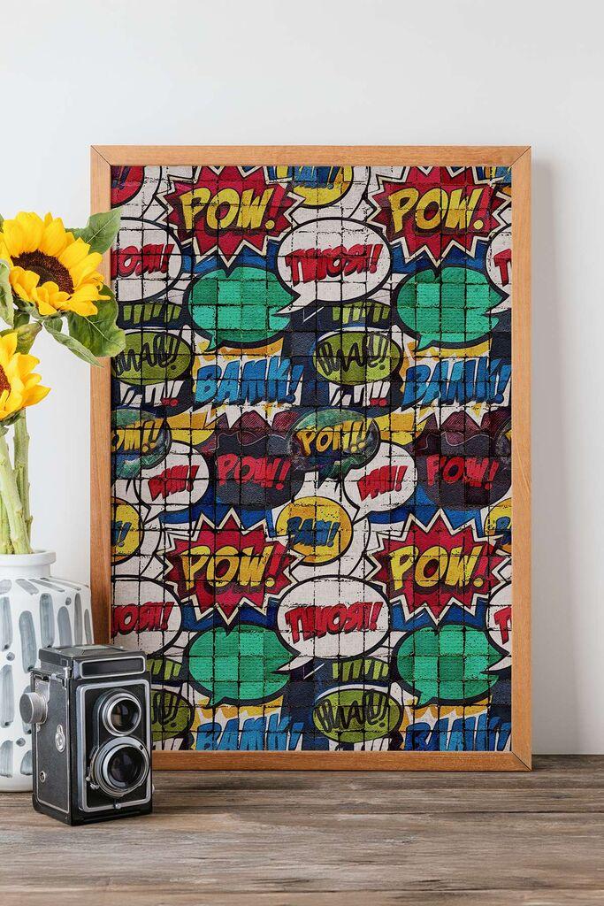 Врамена слика Wallity Popmosaic25, 33x48 см