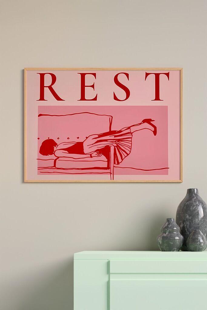 Врамена слика Wallity Artsmdftek7, 33x48 см