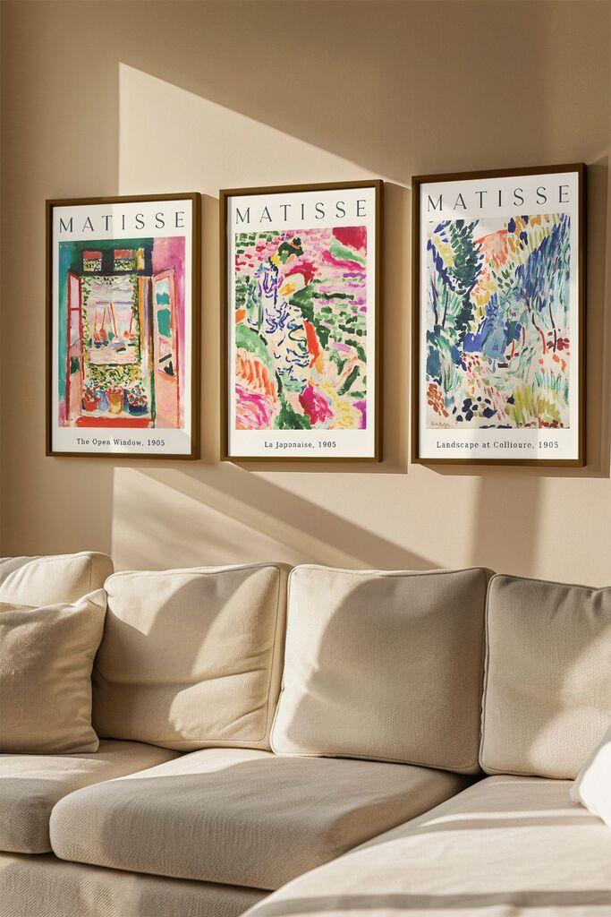 Слика во рамка Wallity Artvmodel23, 33x48 см, 3 дела