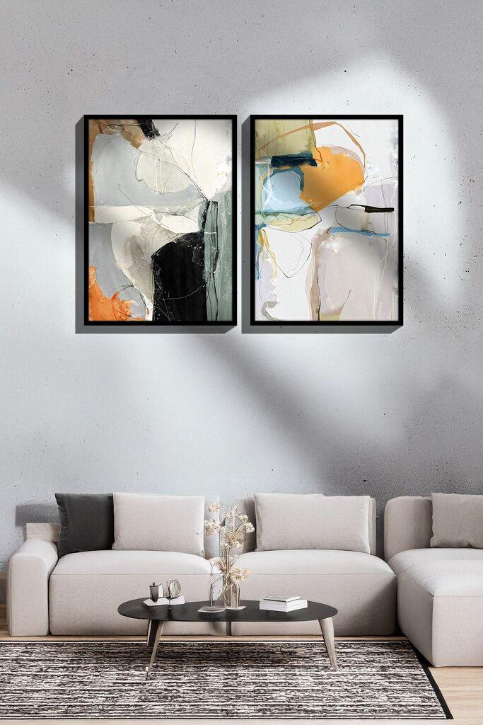 Wallity врамена слика Ersy2Limodel3, 33x48 см, 2 дела