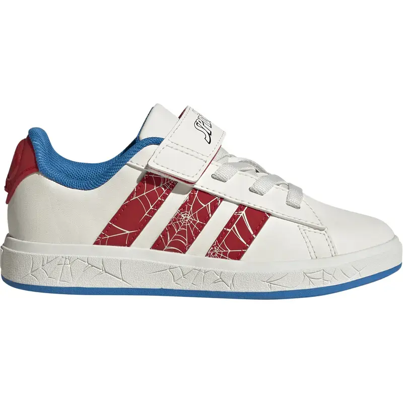 Adidas Boys Grand Court Spider-Man El K патики, бело-црвени