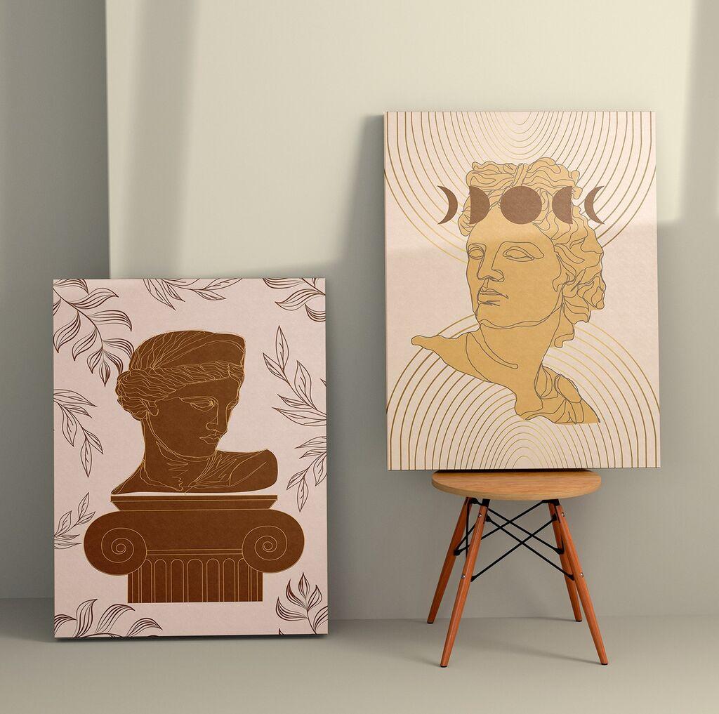 Слика Wallity 2KNV4256, 50x70 см, 2 дела