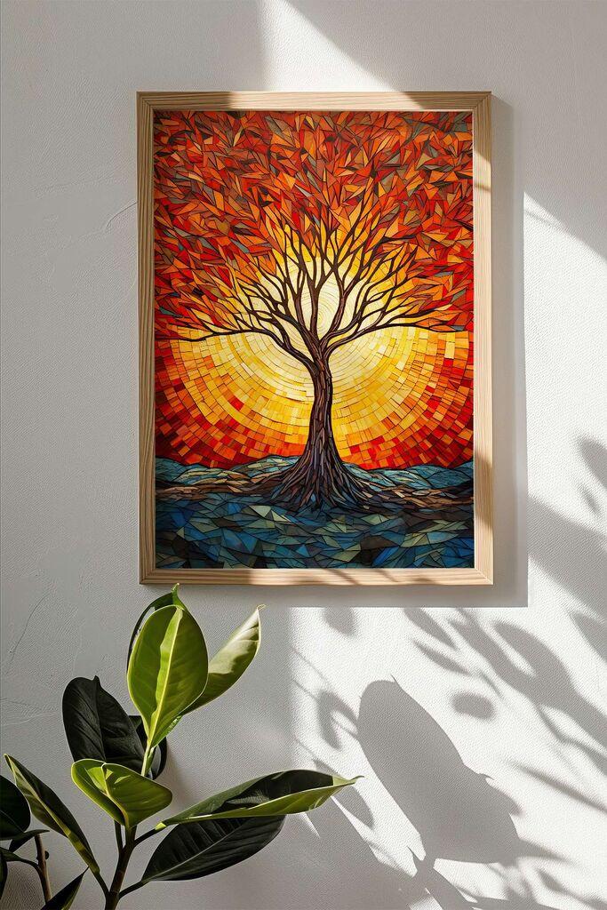 Слика во рамка Wallity Mscartmdl5, 33x48 см