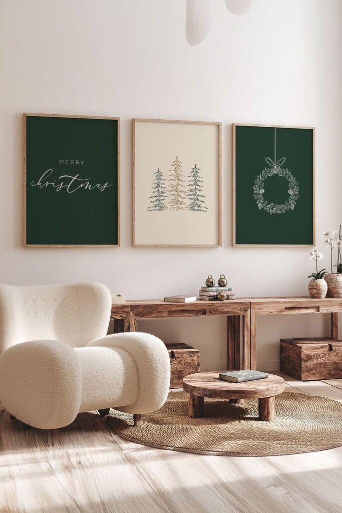 Слика во рамка Wallity Nwyearmdl9, 33x48 см, 3 дела