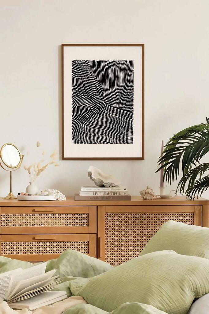 Врамена слика Wallity Lmnmdlkahve32, 33x48 см