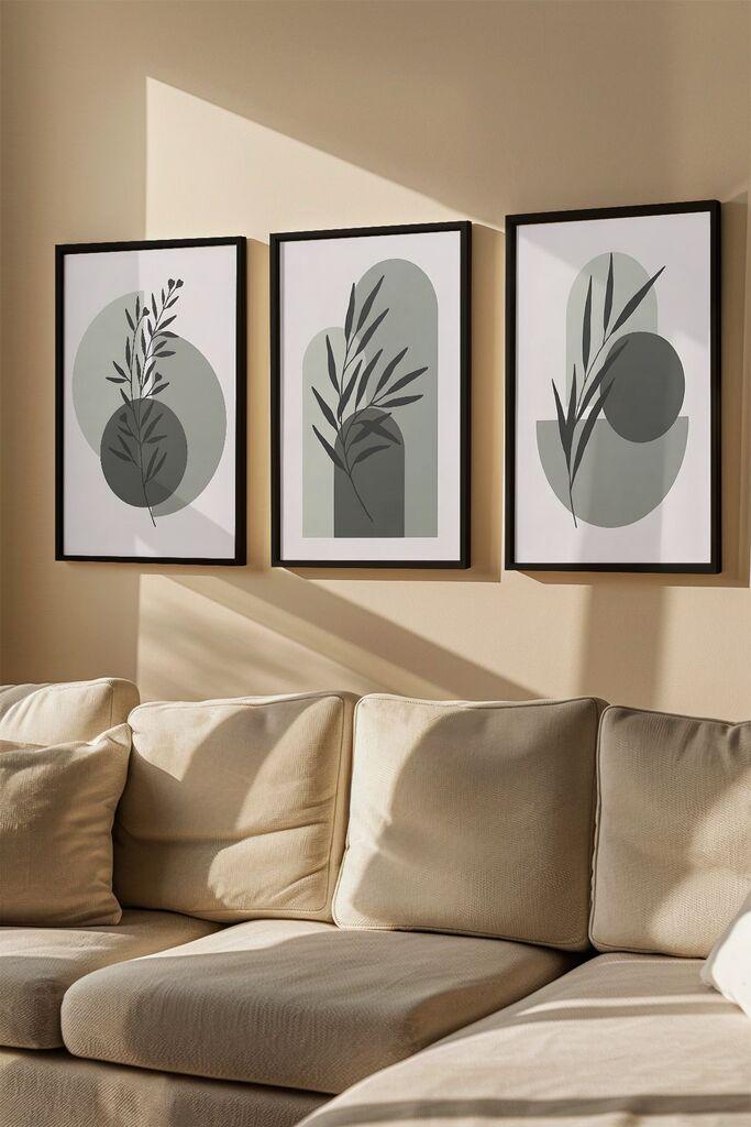 Слика во рамка Wallity Artvmodel36, 33x48 см, 3 дела