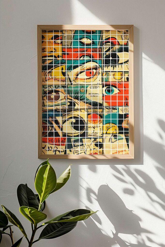 Врамена слика Wallity Popkare5, 33x48 см