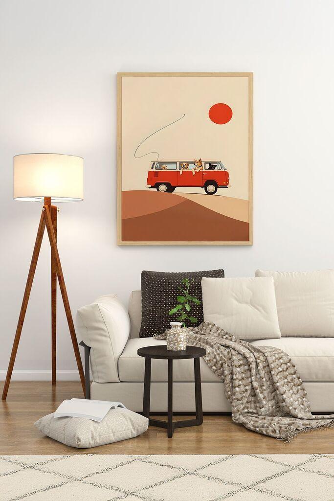 Врамена слика Wallity Lmnmdl43, 33x48 см