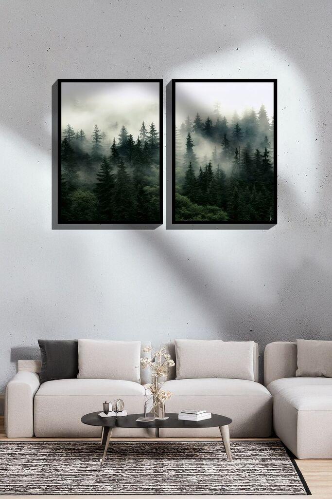 Wallity врамена слика Ersy2Limodel19, 33x48 см, 2 дела