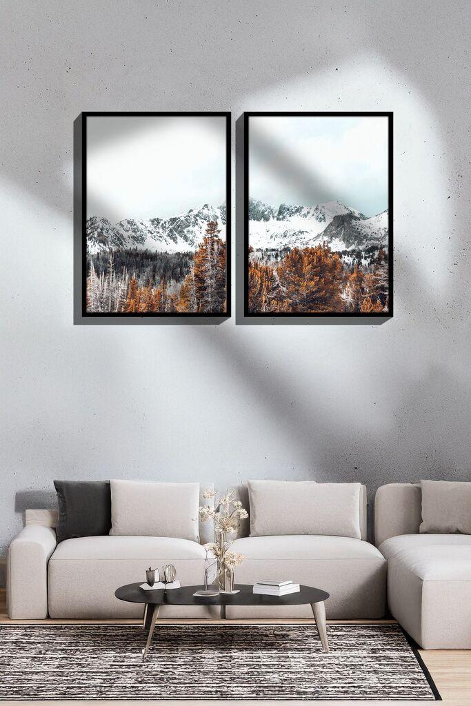 Wallity врамена слика Ersy2Limodel40, 33x48 см, 2 дела