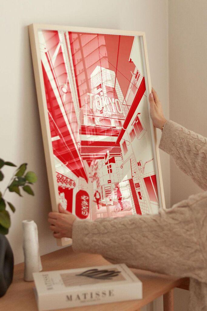 Врамена слика Wallity Lmnmdl14, 33x48 см