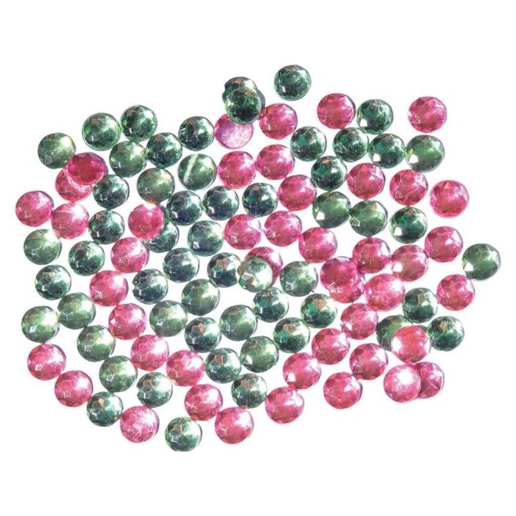 Junior Zirconia Crafty deco, тркалезна, зелено-розова