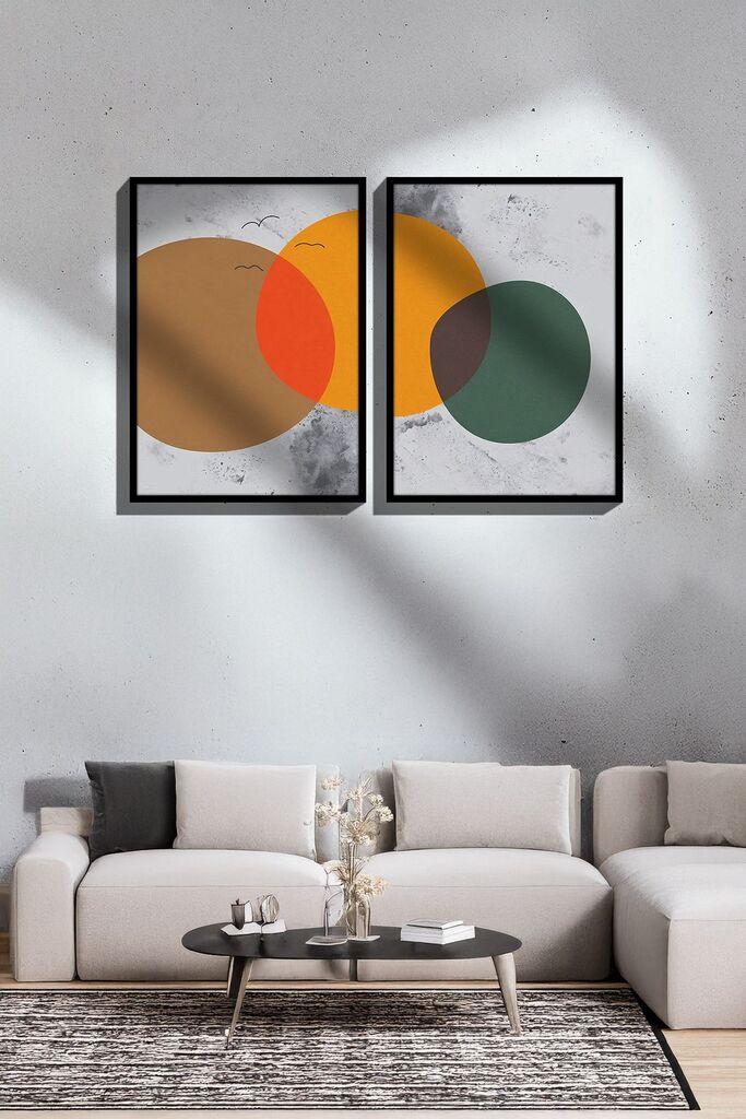 Wallity врамена слика Ersy2Limodel8, 33x48 см, 2 дела