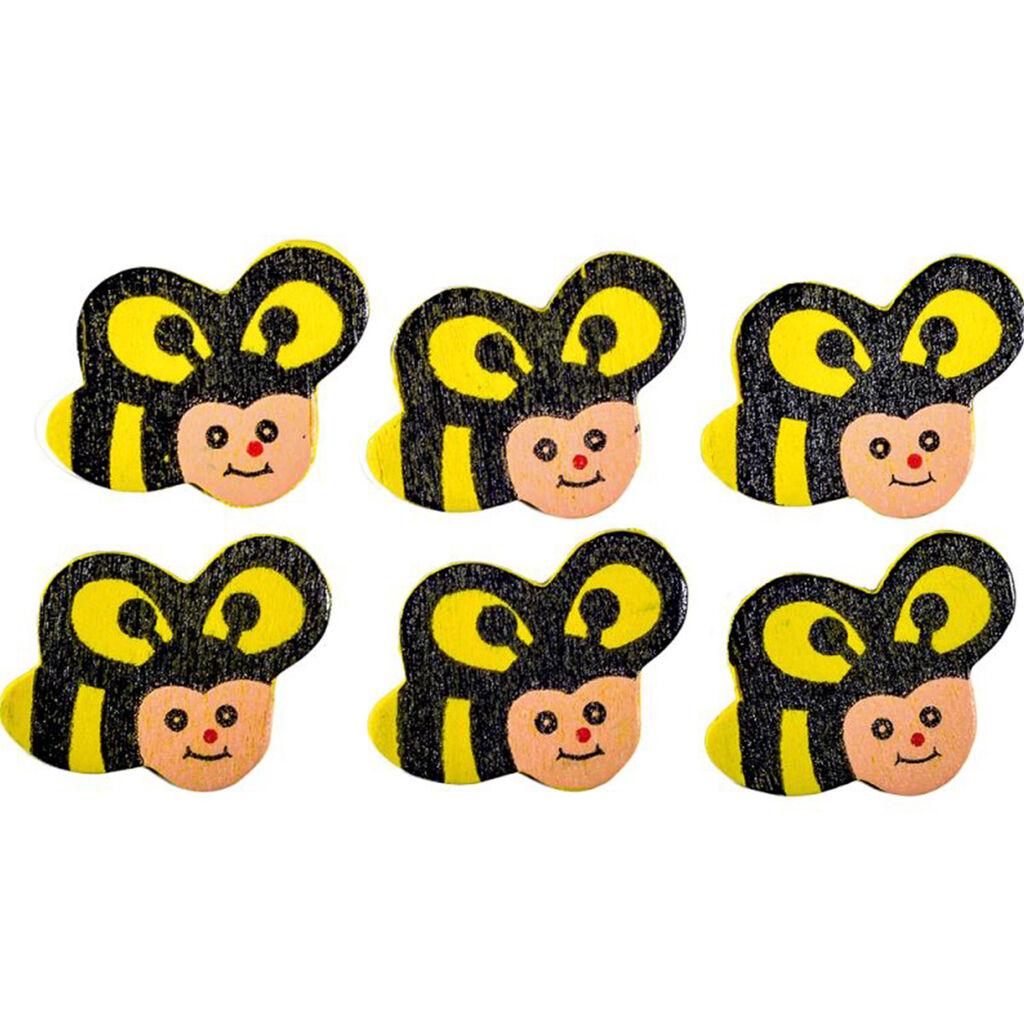 Junior Bees Crafty children, 6 парчиња, жолто-црни