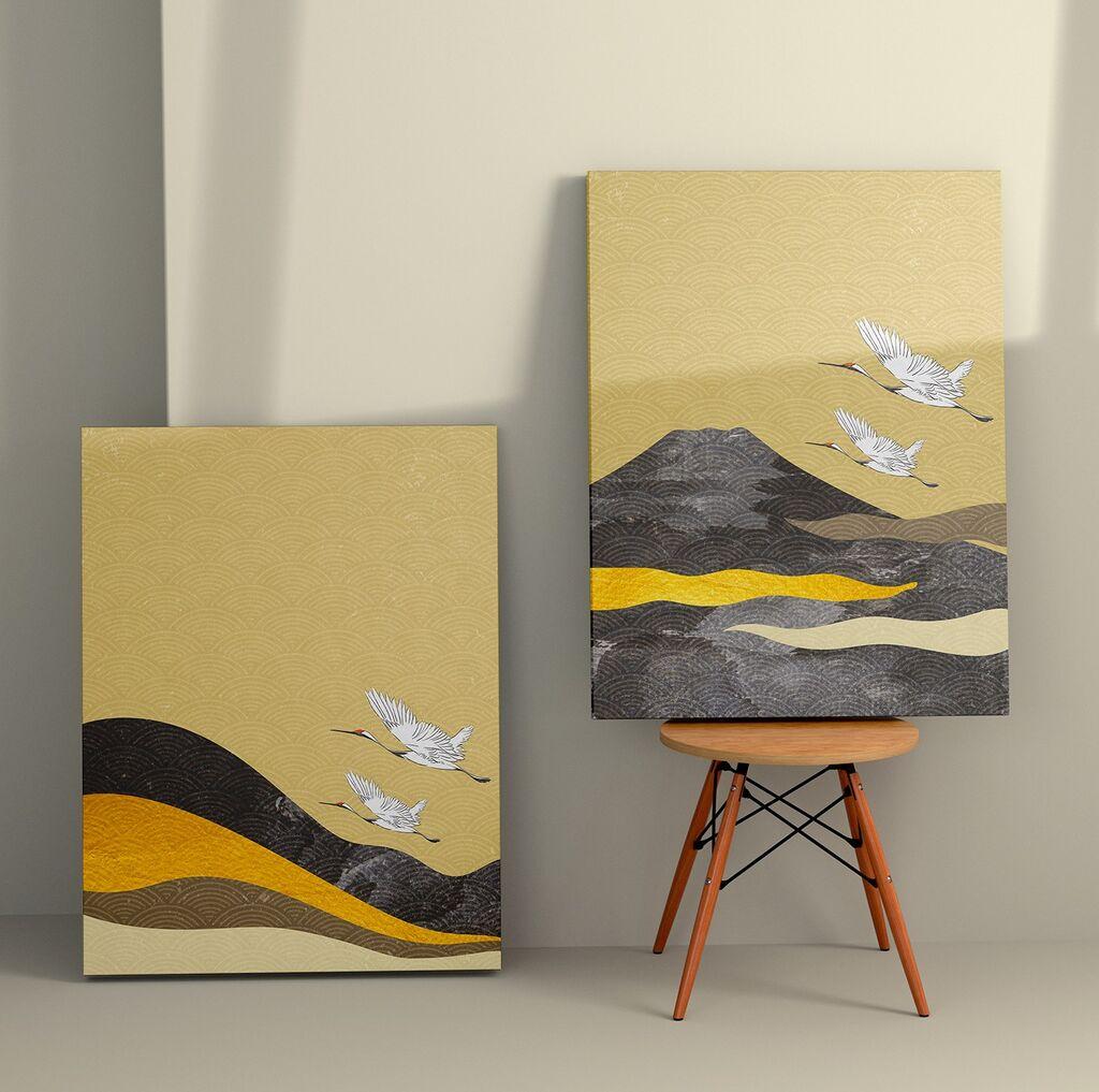 Слика Wallity 2KNV4244, 50x70 см, 2 дела