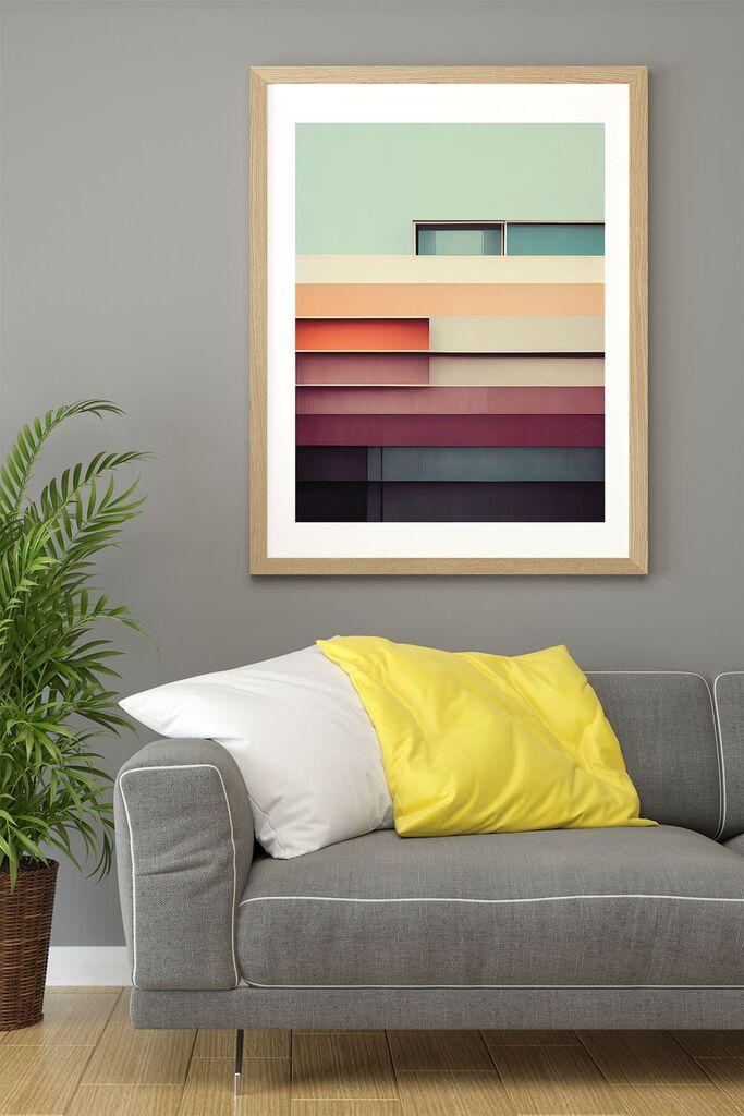 Врамена слика Wallity Lmnmdl18, 33x48 см