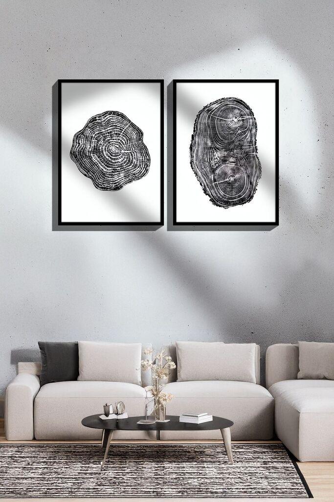 Wallity врамена слика Ersy2Limodel27, 33x48 см, 2 дела