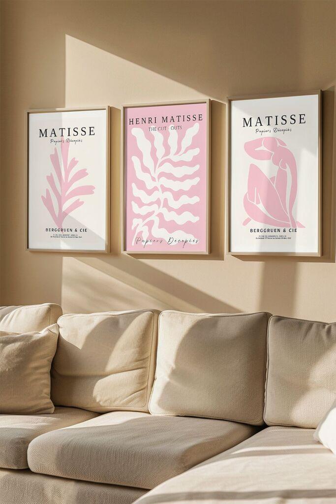 Слика во рамка Wallity Artvmodel8, 33x48 см, 3 дела