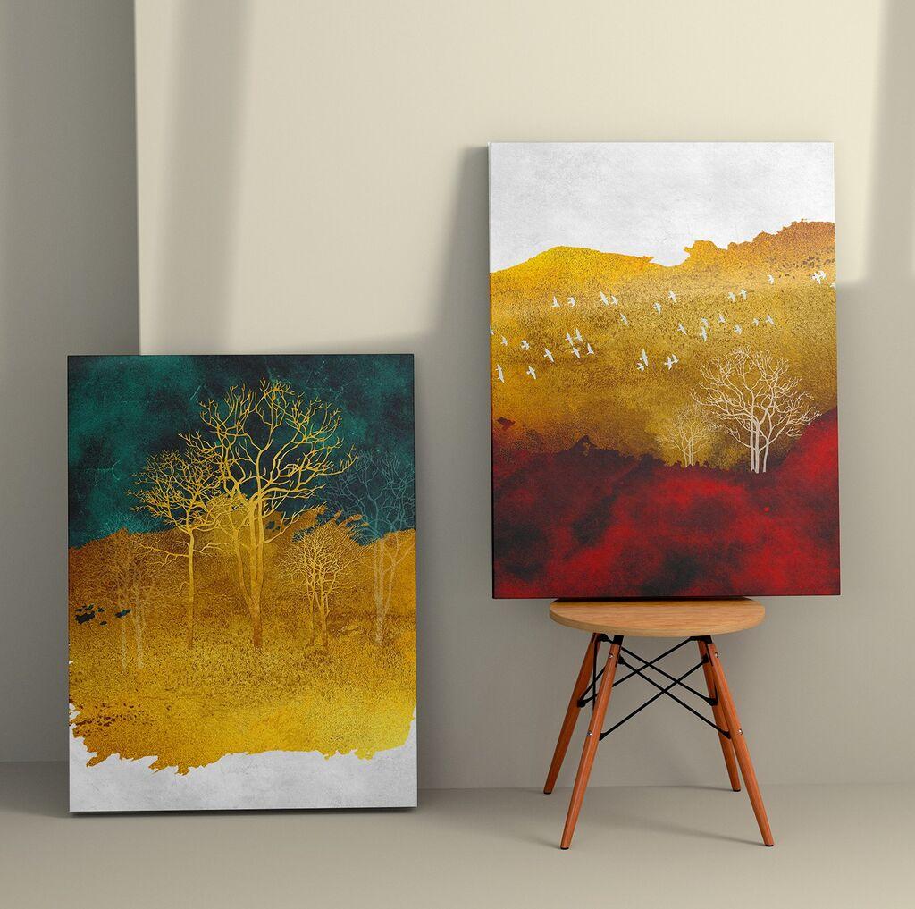 Слика Wallity 2KNV4281, 70x100 см, 2 дела