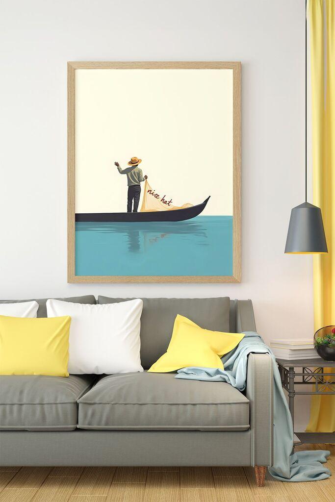 Врамена слика Wallity Lmnmdl41, 33x48 см