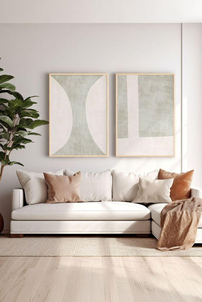 Wallity врамена слика Ersy2Limodel29, 33x48 см, 2 дела