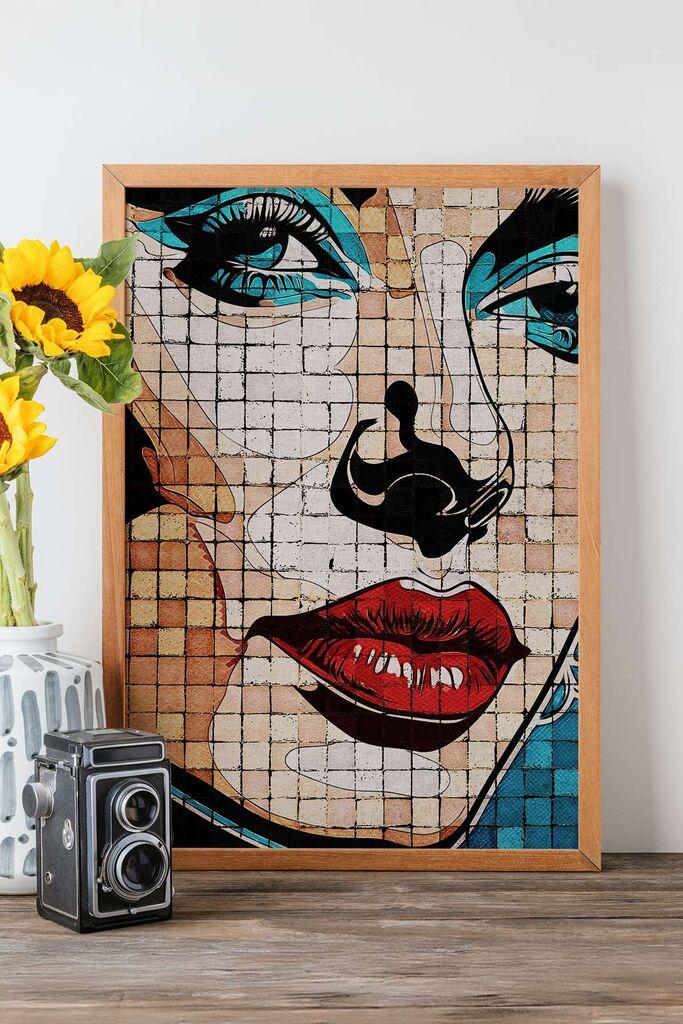 Врамена слика Wallity Popmosaic21, 33x48 см