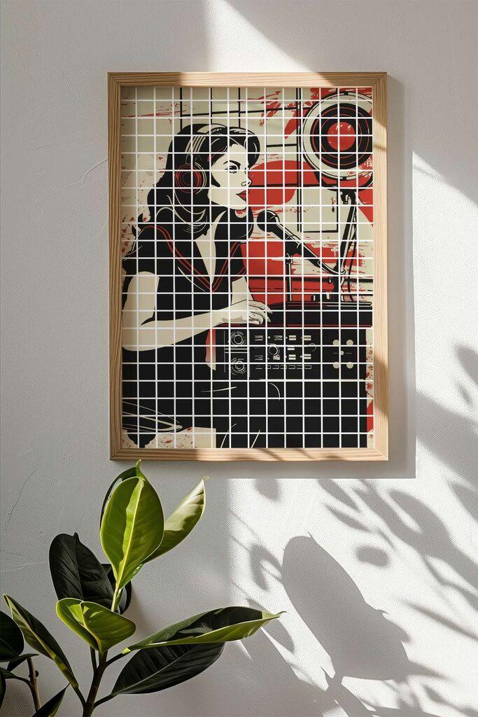 Врамена слика Wallity Popkare23, 33x48 см