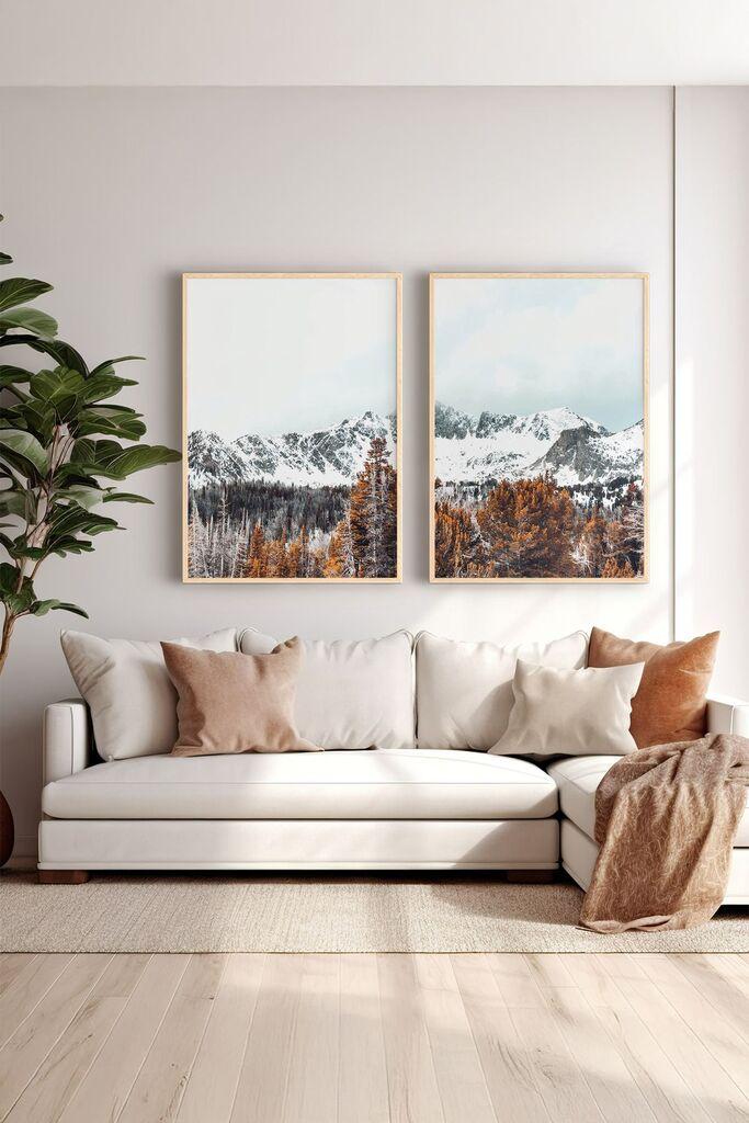 Wallity врамена слика Ersy2Limodel40, 33x48 см, 2 дела