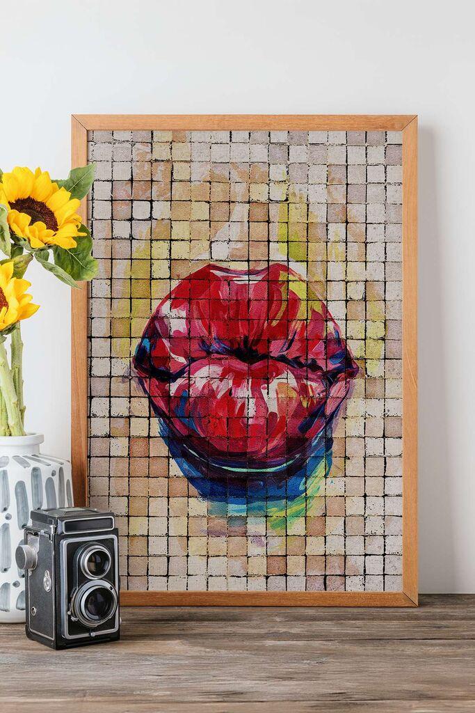 Врамена слика Wallity Popmosaic15, 33x48 см