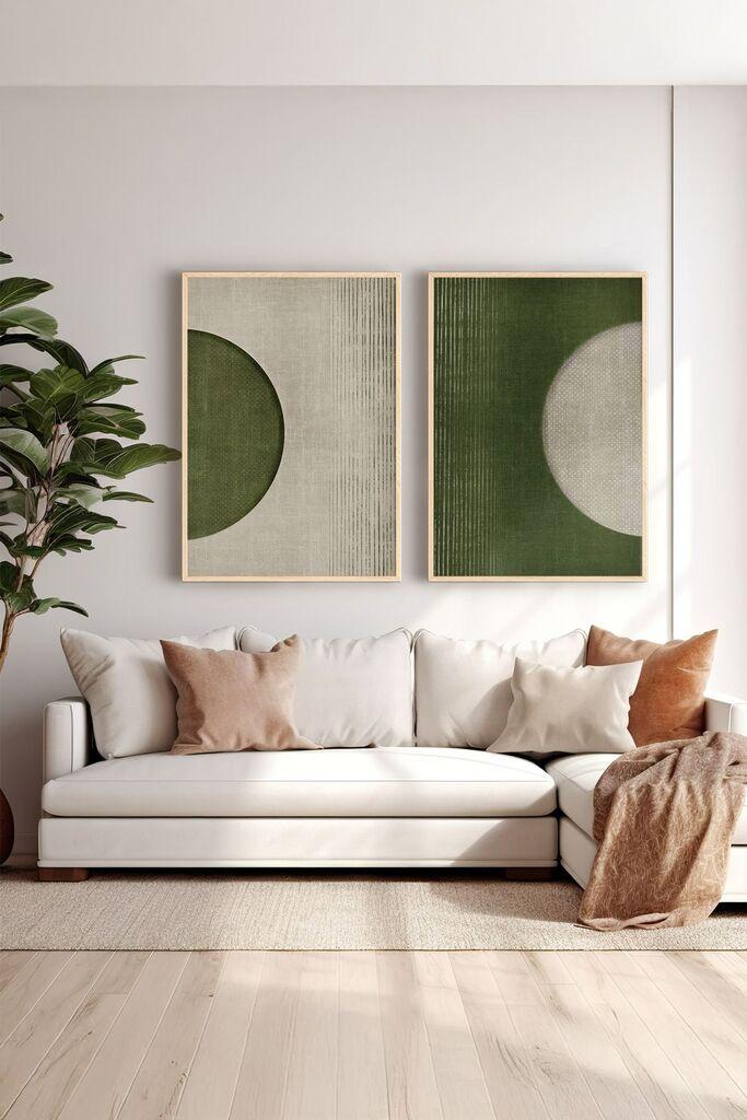 Wallity врамена слика Ersy2Limodel44, 33x48 см, 2 дела