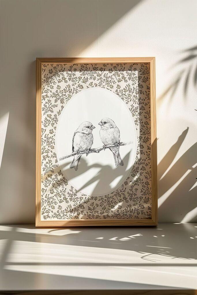 Врамена слика Wallity Artsmdftek22, 33x48 см