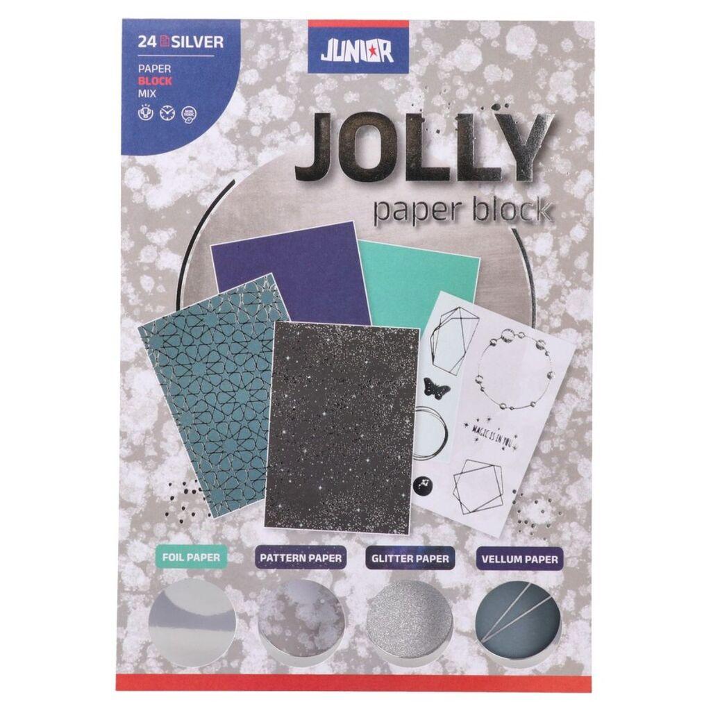 Декоративен блок хартија за деца во боја А5, шарени