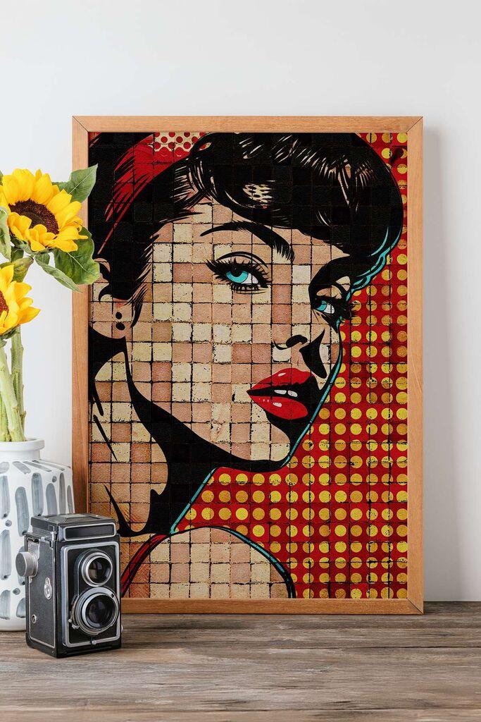 Врамена слика Wallity Popmosaic19, 33x48 см