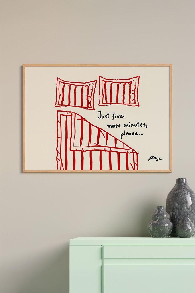 Врамена слика Wallity Artsmdftek10, 33x48 см