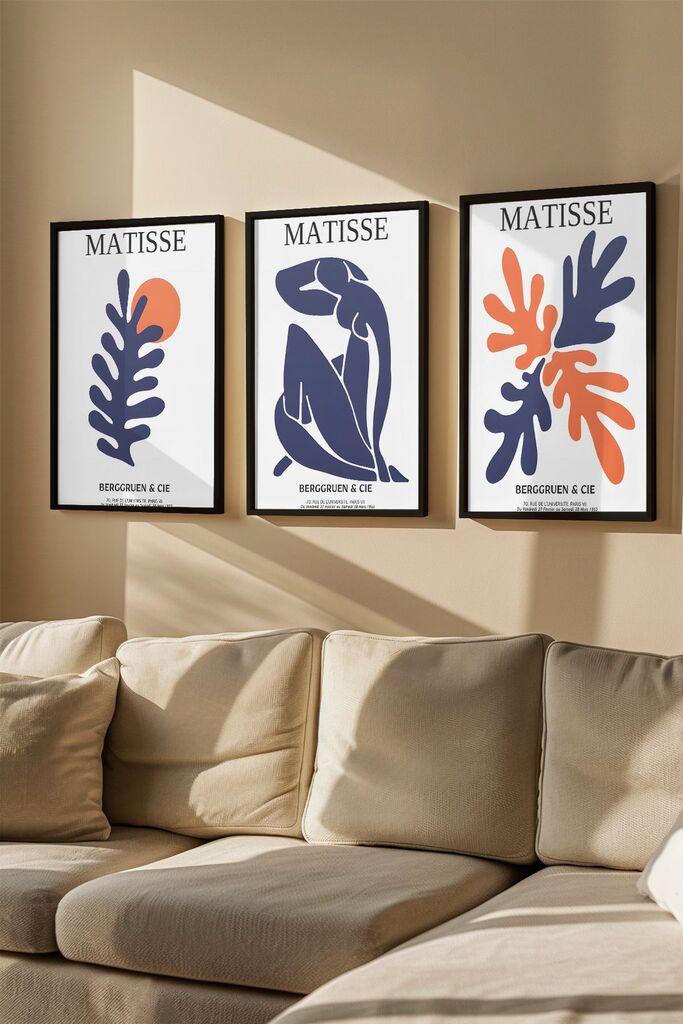 Слика во рамка Wallity Artvmodel17, 33x48 см, 3 дела