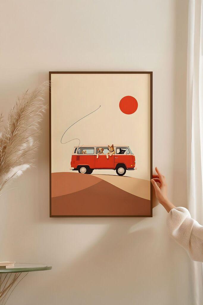 Врамена слика Wallity Lmnmdlkahve43, 33x48 см