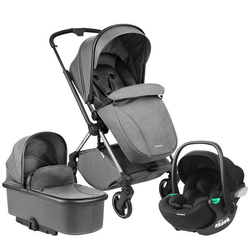 Количка Lanah 3Во1 Сива Кикабу