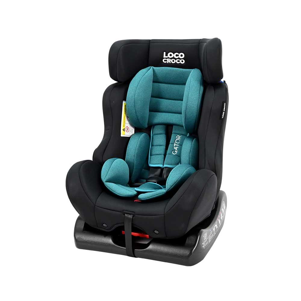 LOCO CROCO Детско седиште за во автомобил Gator Тиркиз
