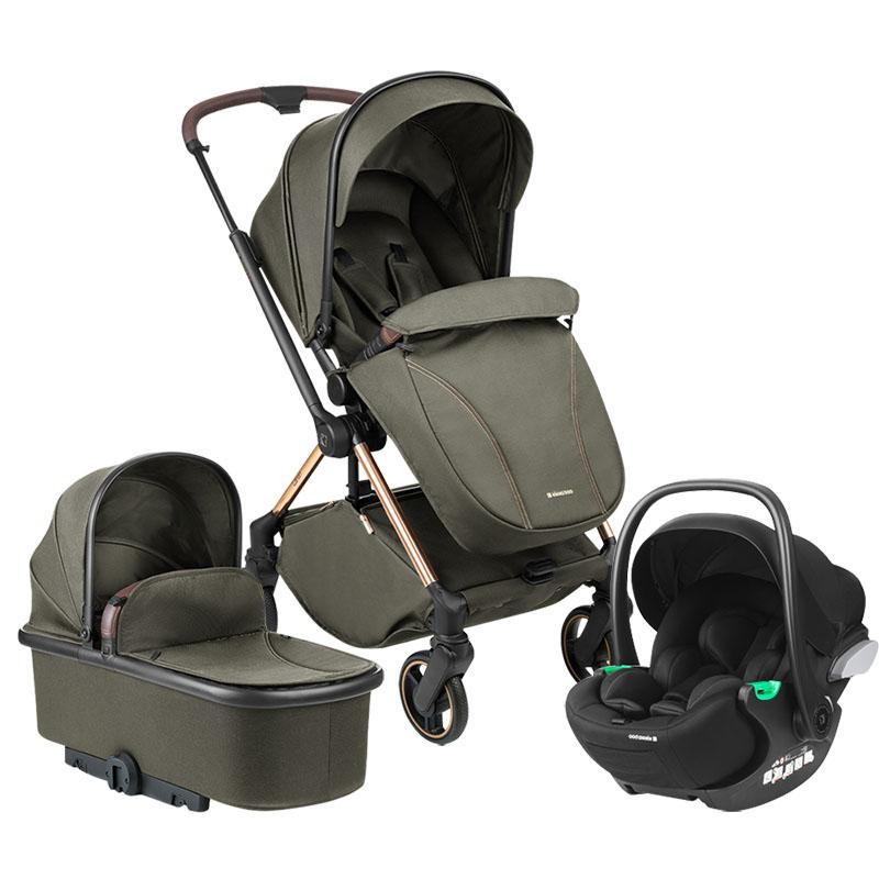 Количка Lanah 3Во1 Арми Зелена Кикабу