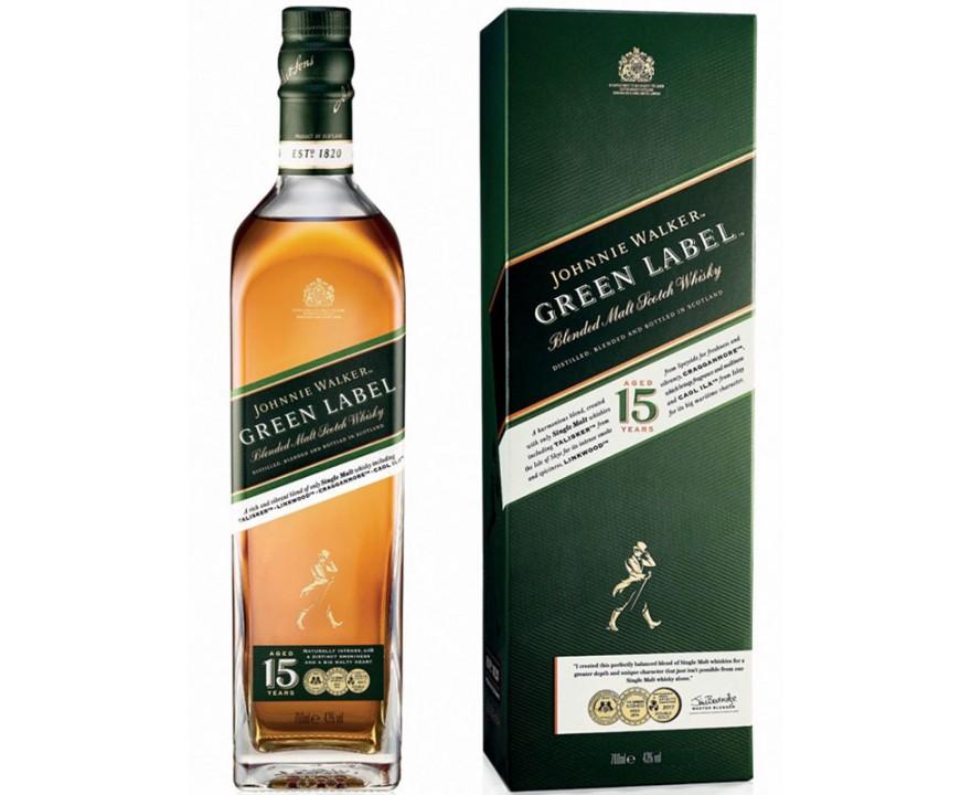 JOHNNIE WALKER Виски GREEN 0.70l.15Y