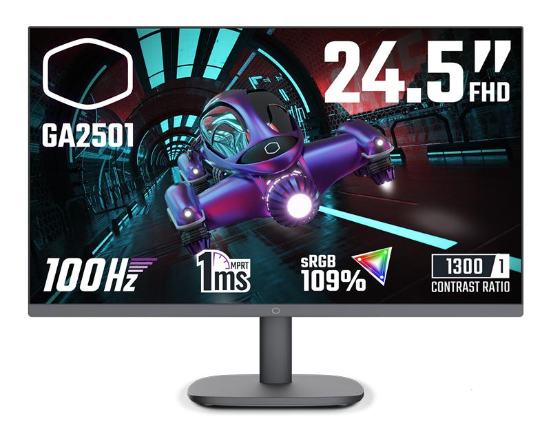 Cooler Master Гејминг Монитор 24,5" GA2501 FHD 100Hz (CMI-GA2501-EU) /25"/IPS/1920 x 1080 (FullHD)/100 Hz