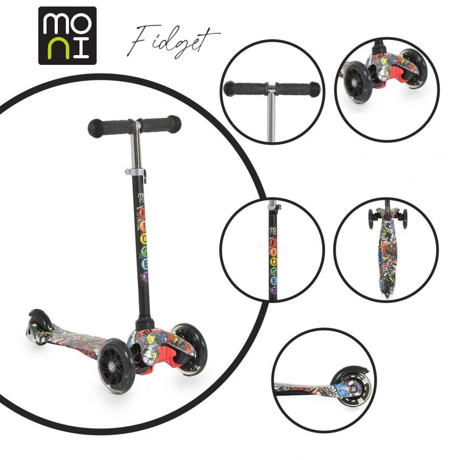 MONI Тротинет fidget black