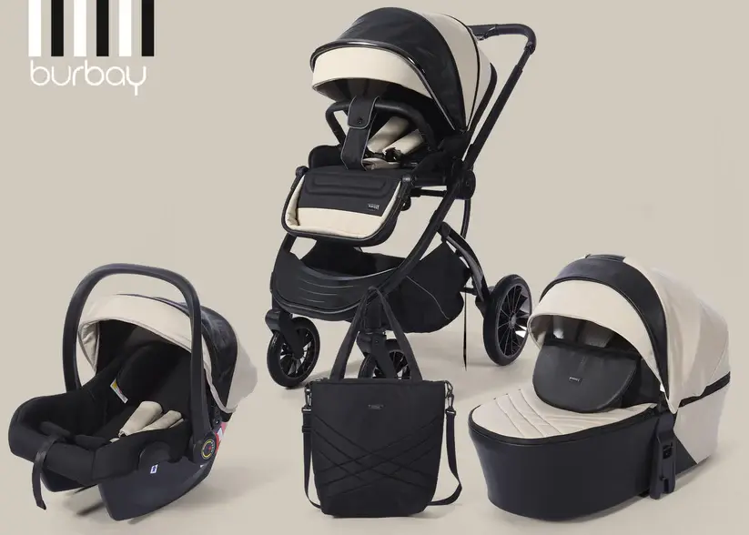 Burbay Количка Maggio 3 во 1- Beige AS888