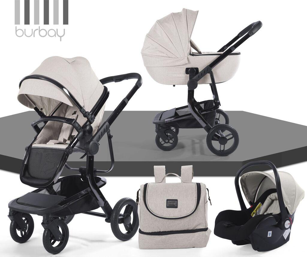 Burbay Количка Fiorella 3 во 1 Beige - AS58S