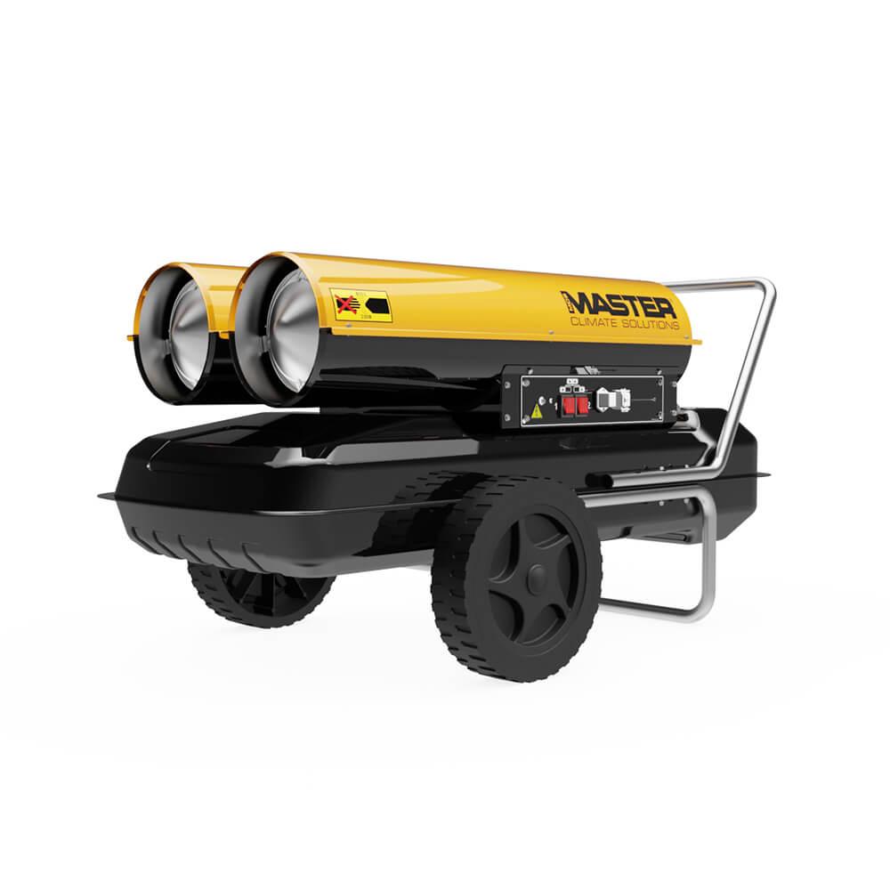MASTER Директен грејач на дизел гориво B300-88kW на тркала до 350м2