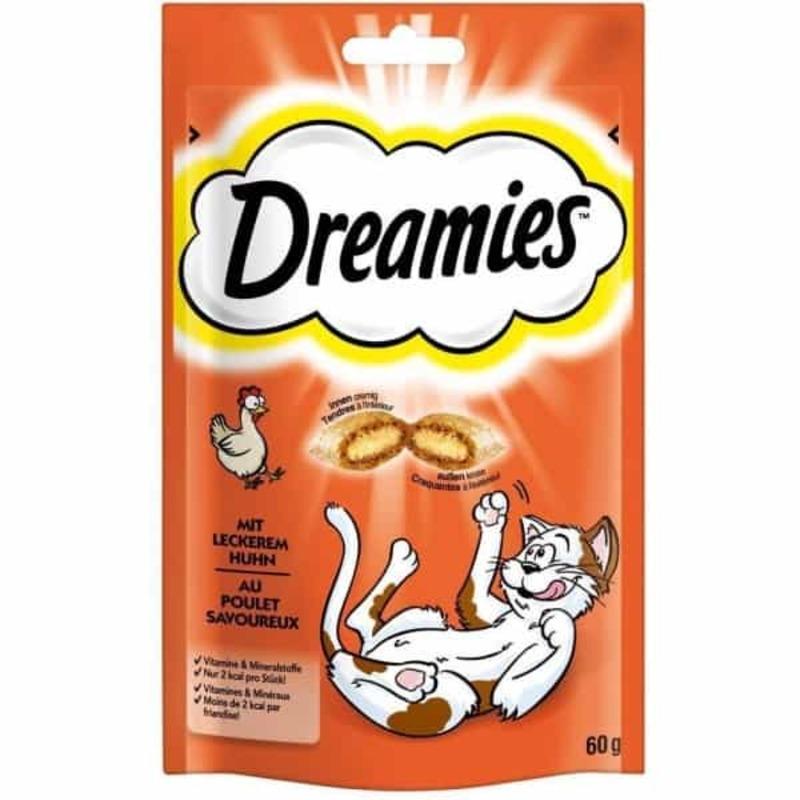 DREAMIES Грицки За Мачки Pockets Пилешко, 60g