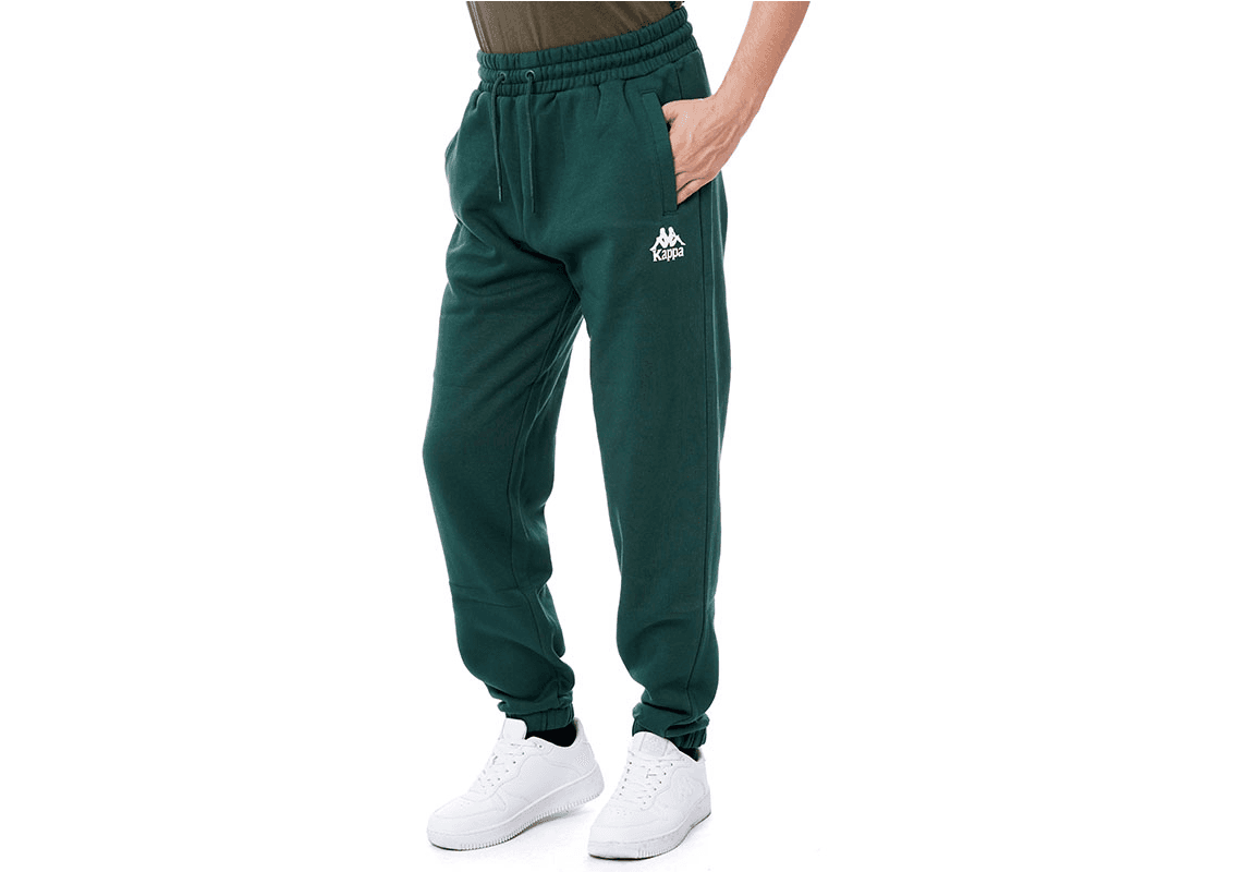 KAPPA Машки долен дел тренерки Authentic Simmy 2, Темно Зелени