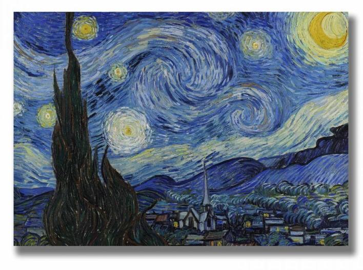 Wallity 70100VANGOGH074 Декоративна слика, 70x100 см